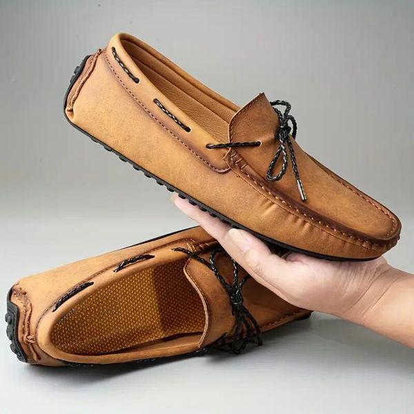 Vintage Handmade Suede Loafers