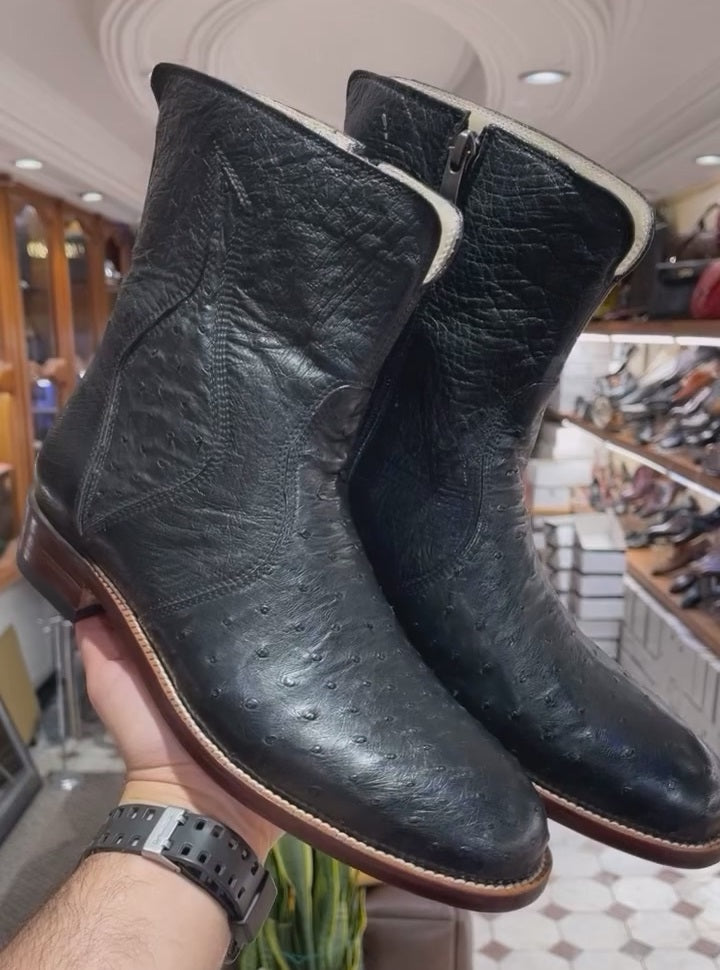 Italian Vintage Cowhide Boots