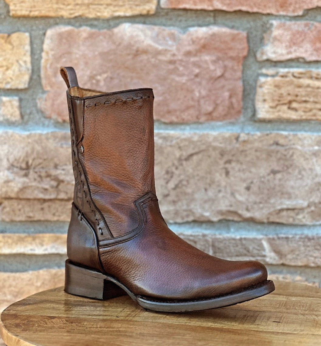 Classic Vintage Wide Leather Boots With Low Heel(Buy 2 Free Shipping✔️)