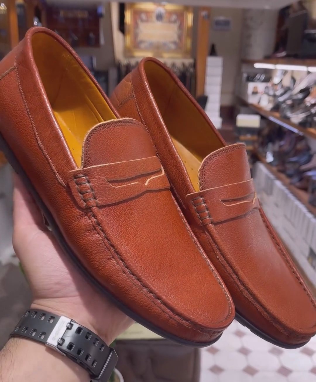 Classic Cowhide Loafers