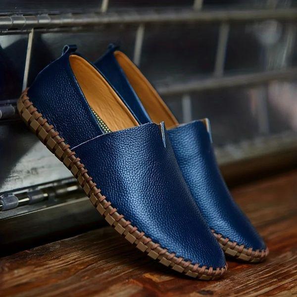 Modern Cowhide Loafers