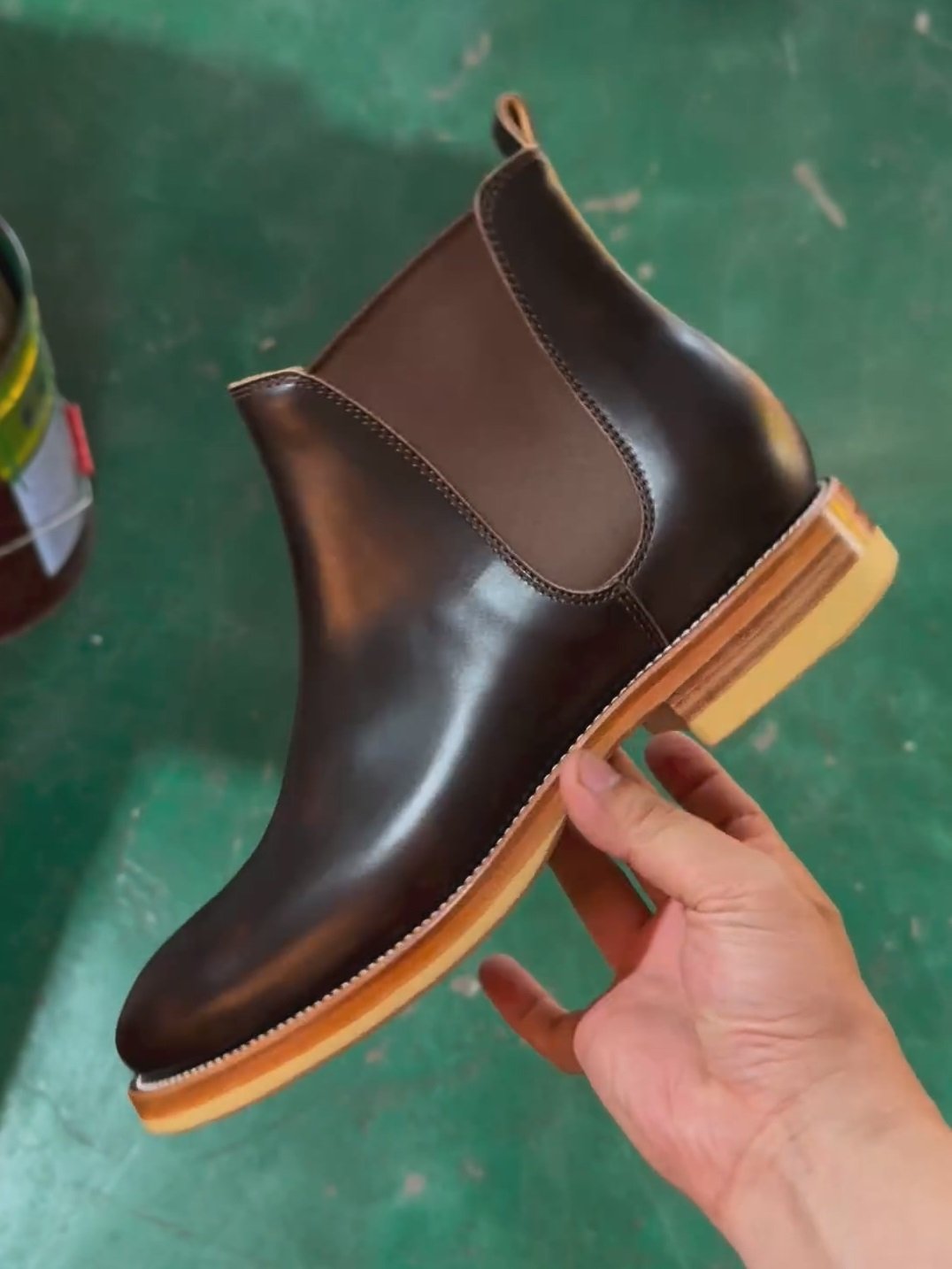 Vintage Cowhide Chelsea Boots