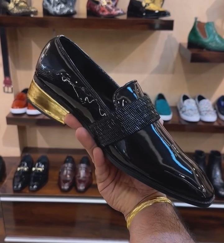 Customized Tuxedo Moccasins