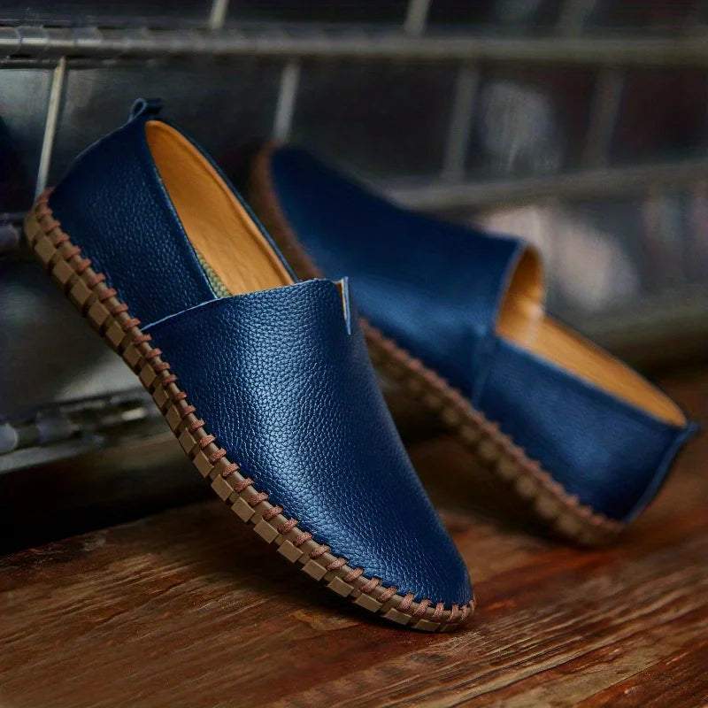 Modern Cowhide Loafers