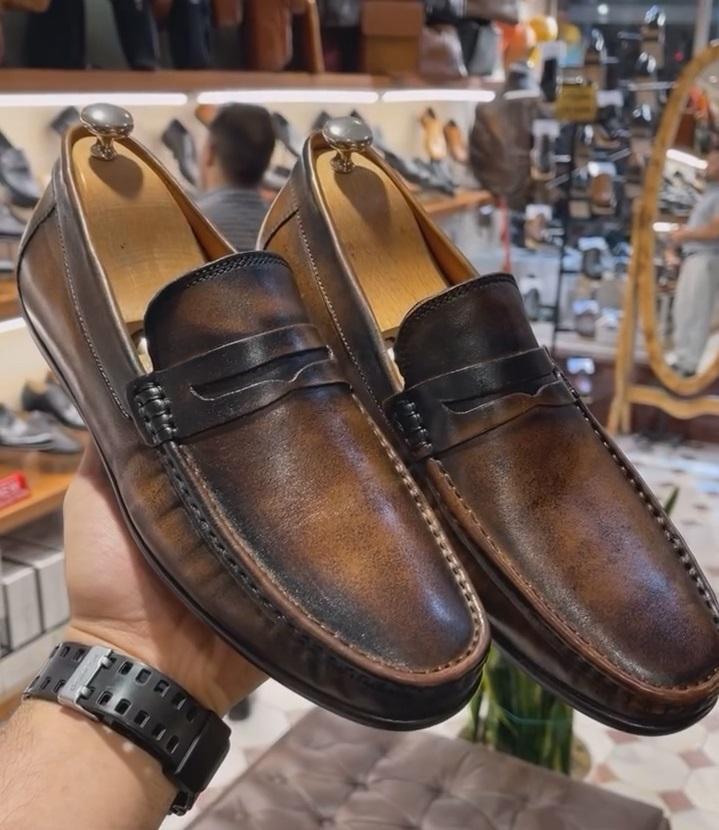 Italian Galaxy Veneer Loafers