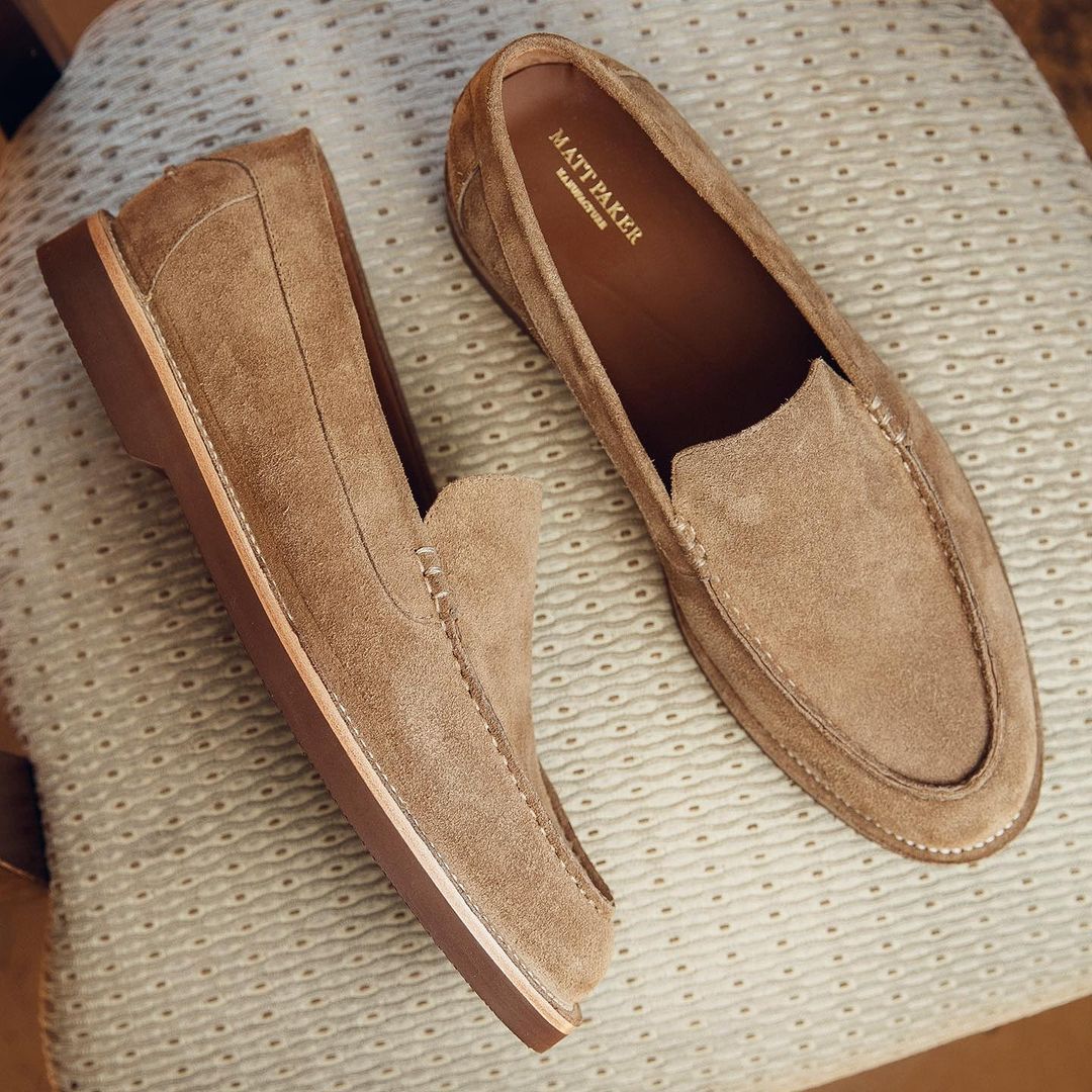 Modern Suede Handmade Loafers