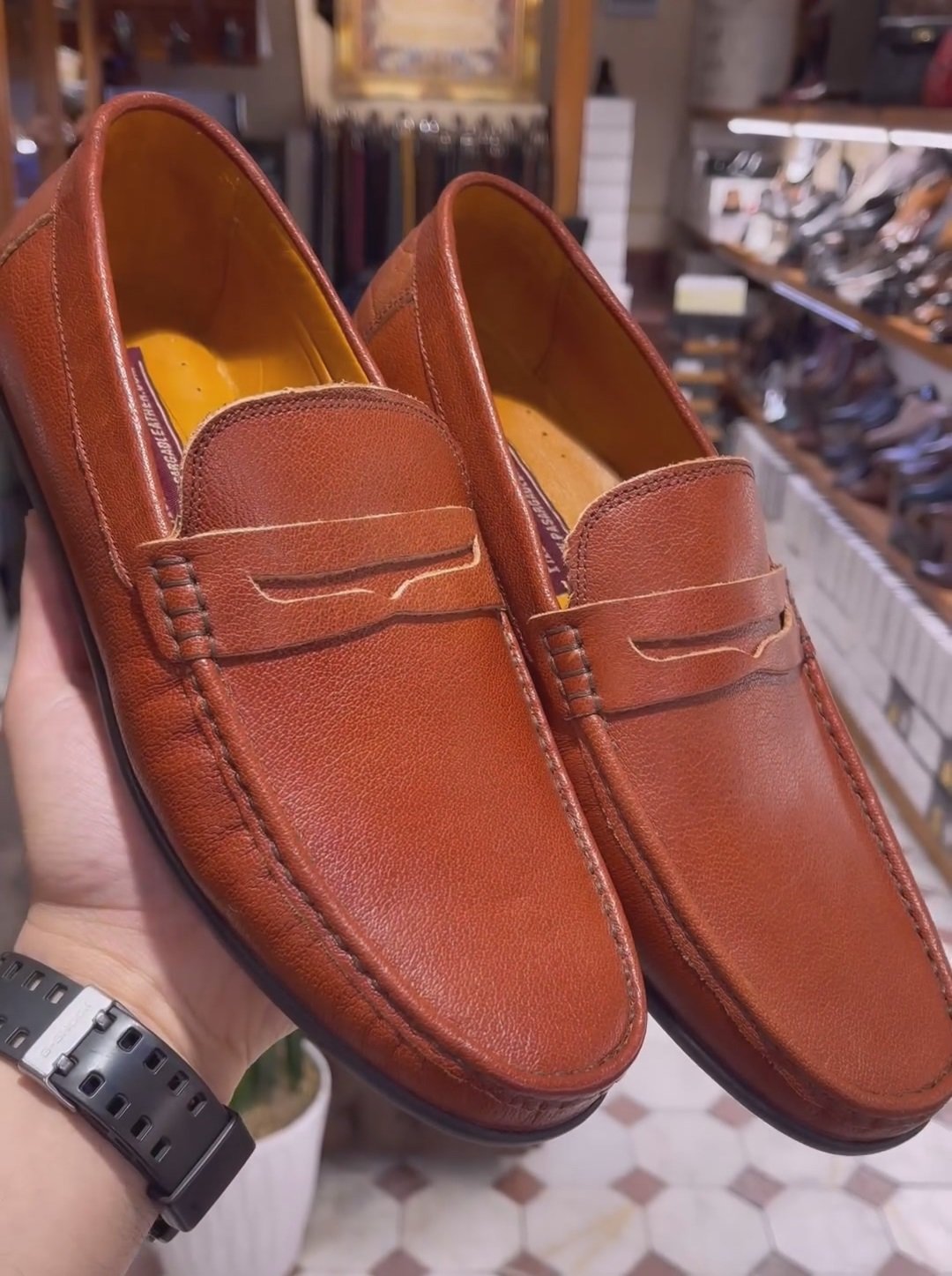 Classic Cowhide Loafers