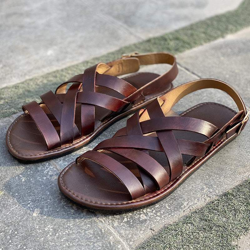 The Slingback Leather Sandals