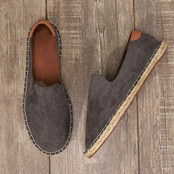 Summer Retro Suede Loafers