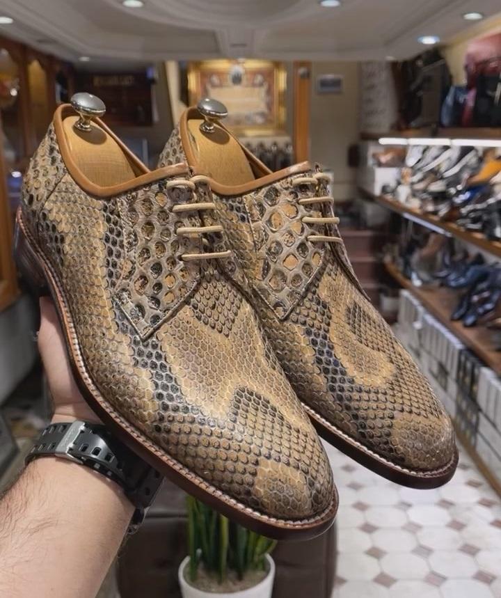 Handmade Snakeskin Dress Shoes(Buy 2 Free Shipping✔️)