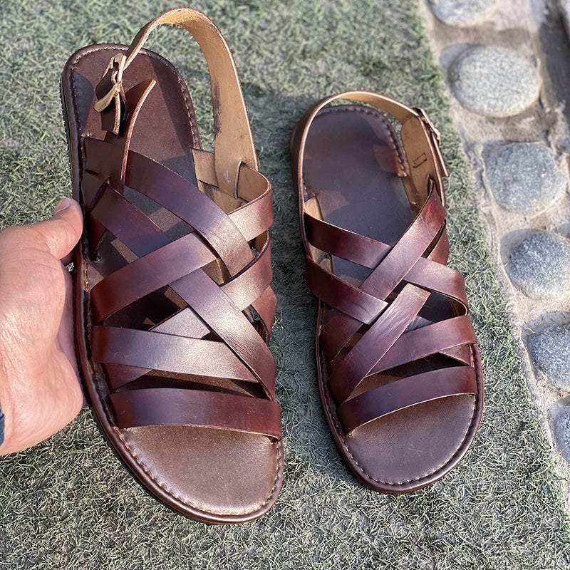 The Slingback Leather Sandals