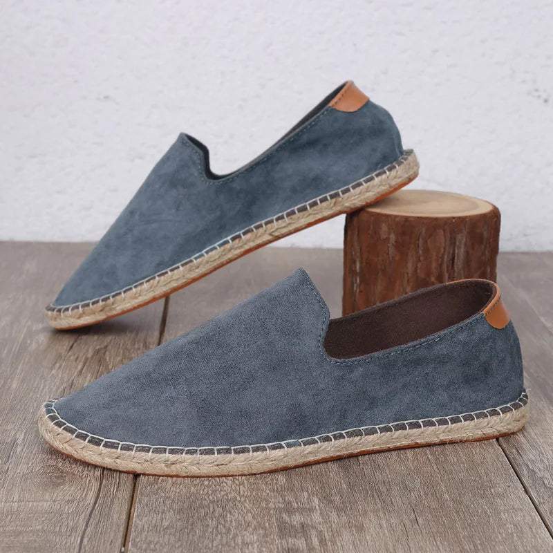 Summer Retro Suede Loafers