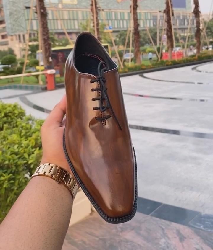 Hand-painted Patent Dress Shoes