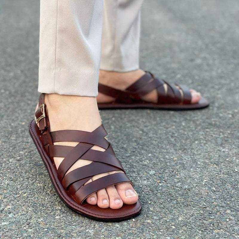 The Slingback Leather Sandals