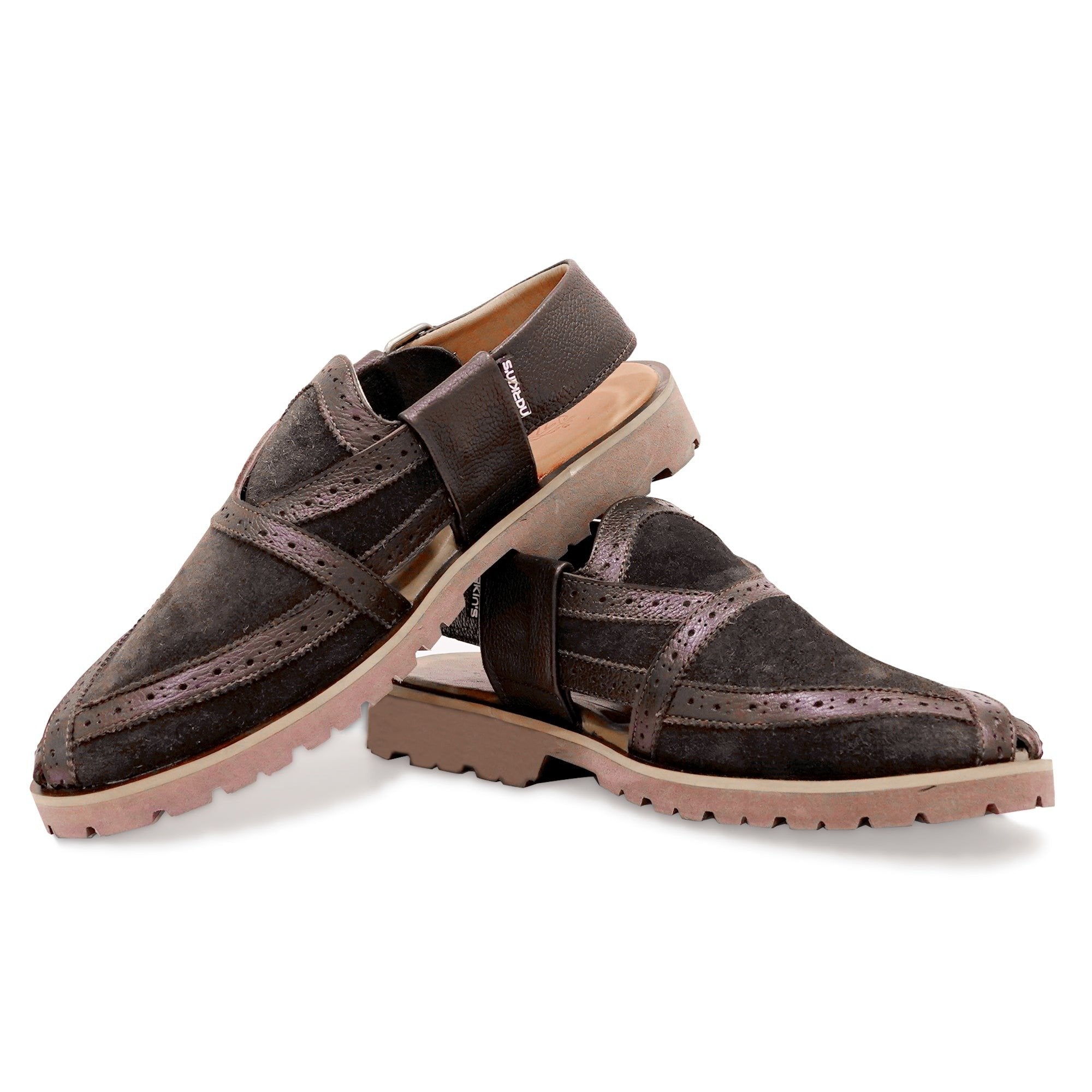 Italian Suede Peshawari Sandals