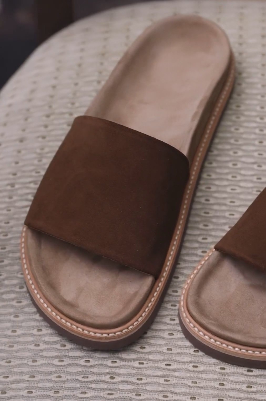 Italian Handmade Suede Slippers