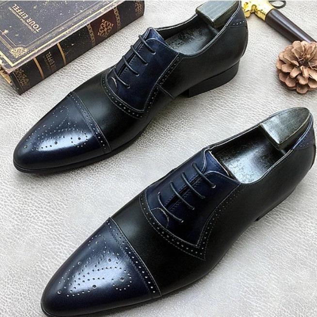 Brogue business men's shoes